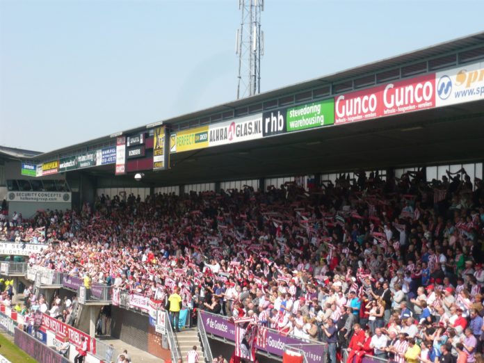 Sparta supporters of de Denis Neville