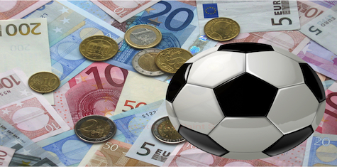 geld en voetbal