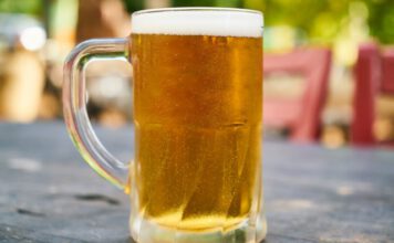 Bier in beker