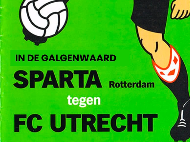 affiche Sparta Utrecht in galgenwaard