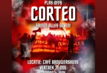 affiche voor Corteo 4 juni 2023