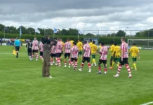 Opkomst spelers in Middelharnis bij Sparta - ADO