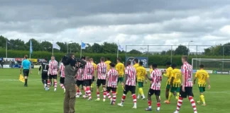 Opkomst spelers in Middelharnis bij Sparta - ADO