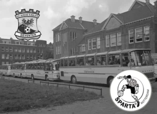 megga bussen op rij naar deventer