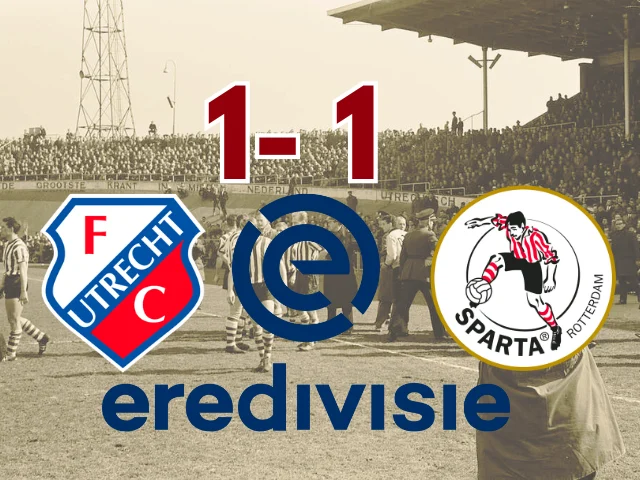 FC Utrecht Sparta Affiche 2025 uitslag