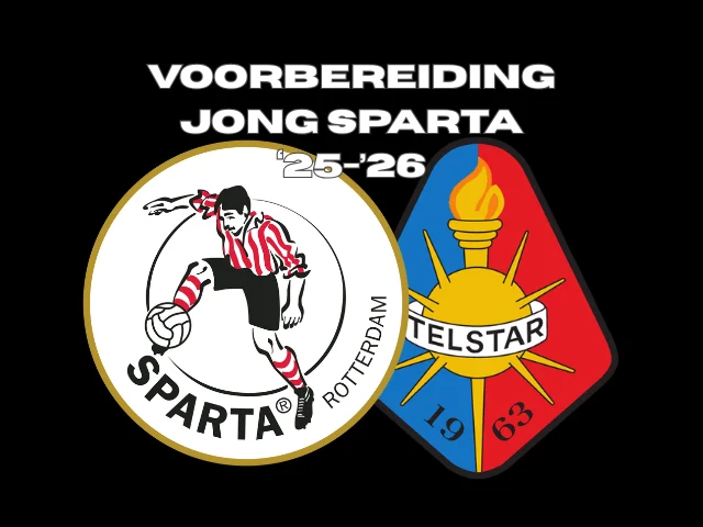 Jong Sparta Telstar oefenen