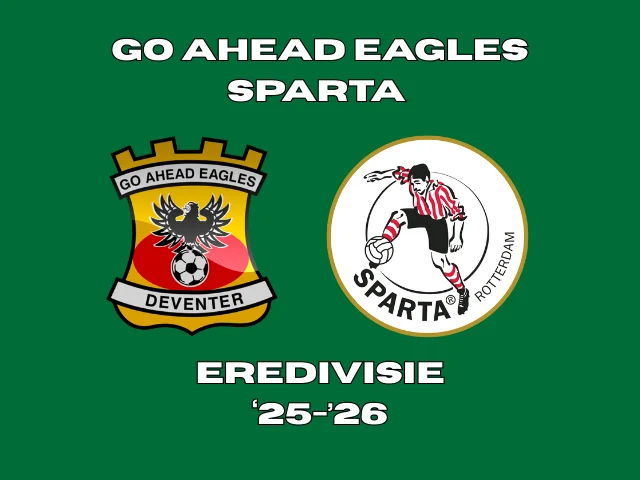 Affiche GA Eagles - Sparta seizoen 2526-verslag