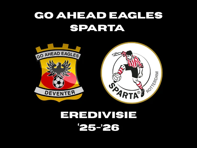 Affiche GA Eagles - Sparta seizoen 2526-voorbeschouwing