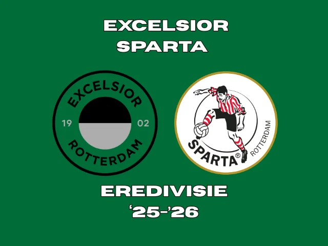 Affiche Excelsior - Sparta seizoen 2526-verslag