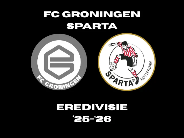 Affiche FCG-Sparta seizoen 2526-voorbeschouwing