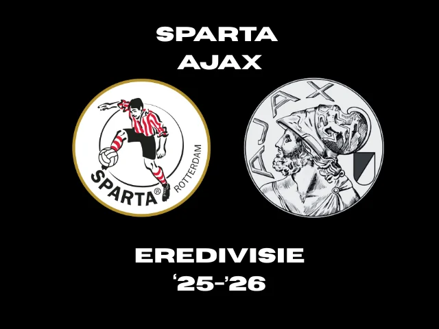 Affiche Sparta-Ajax seizoen 2526-voorberschouwing