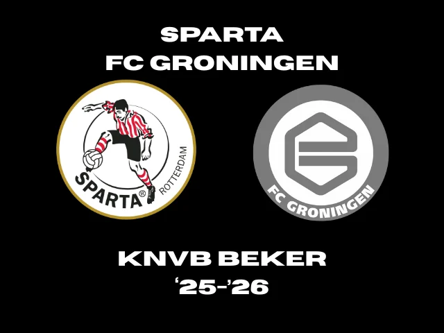 Affiche Sparta - FCG seizoen 2526-beker- voorbeschouwing
