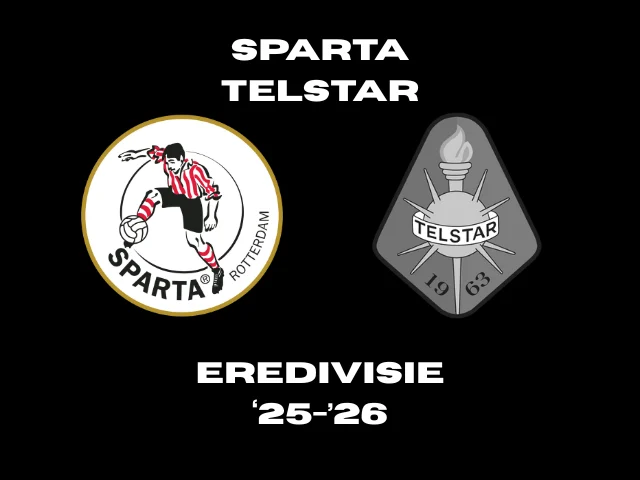 Affiche Sparta - Telstar seizoen 2526-voorbeschouwing