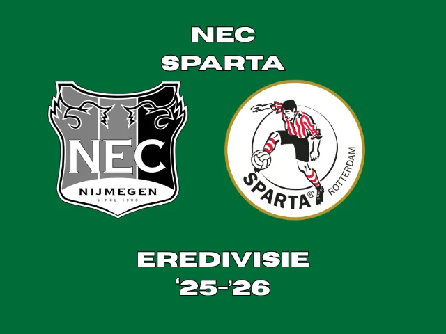 Affiche NEC - Sparta seizoen 2526-verslag