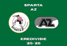 Sparta strijdend ten onder tegen sterk AZ (Wedstrijdverslag)