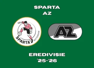 Sparta strijdend ten onder tegen sterk AZ (Wedstrijdverslag)
