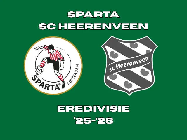 Affiche Sparta - Heerenveen seizoen 2526-verslag