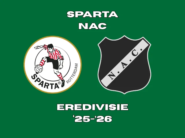 Affiche Sparta - NAXC seizoen 2526-verslag