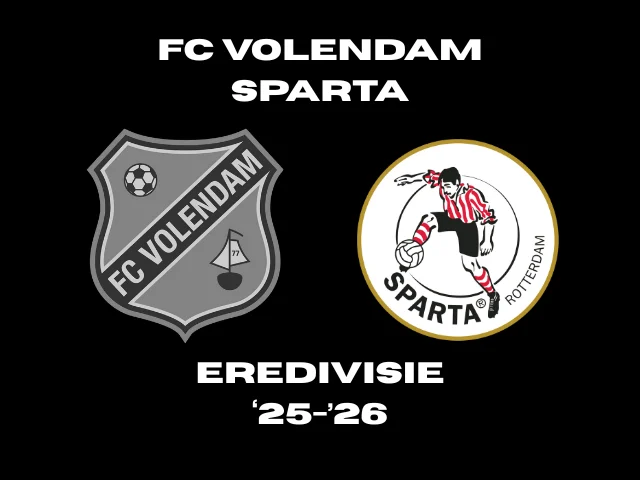Affiche Sparta Volendam seizoen eredivisie 2526-voorbeschouwing (1)