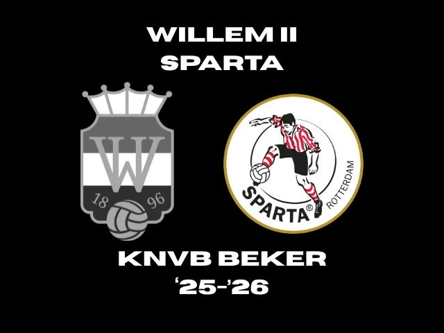 Affiche WII - Sparta seizoen beker 2526-voorbeschouwing