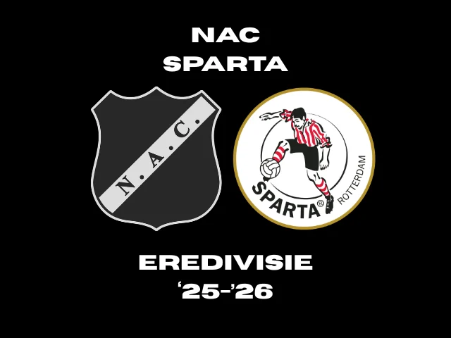 Affiche NAC - Sparta seizoen 2526-voorbeschouwing