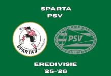 Voorbeschouwing Sparta – PSV (april 2026)