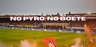 No Pyro, no boete