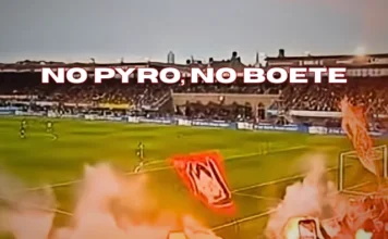 No Pyro, no boete