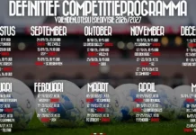 Definitief programma Eredivisie