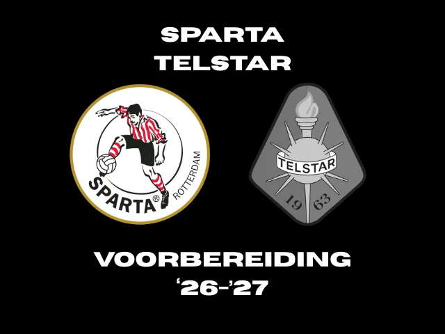 Affiche Sparta - Telstar voorbereiding '26-'27 (1)