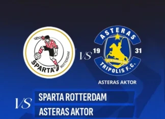 Sparta speelt gelijk tegen Asteras Aktor