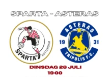 Sparta oefent tegen Asteras Aktor