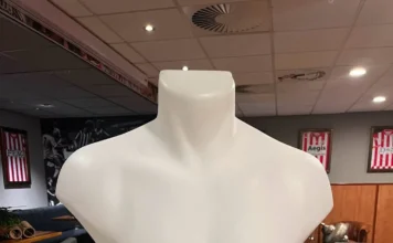 Borstbeeld shirtje spelershome