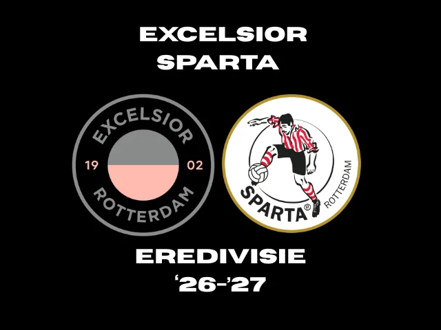 Affiche Excelsior - Sparta seizoen 2627-verslag
