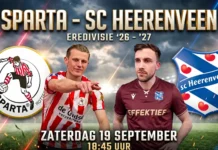 Voorbeschouwing Sparta – Heerenveen (september 2026)