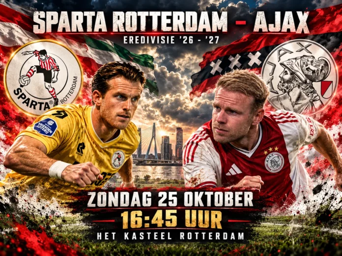 affiche sparta ajax voorbeschouwing